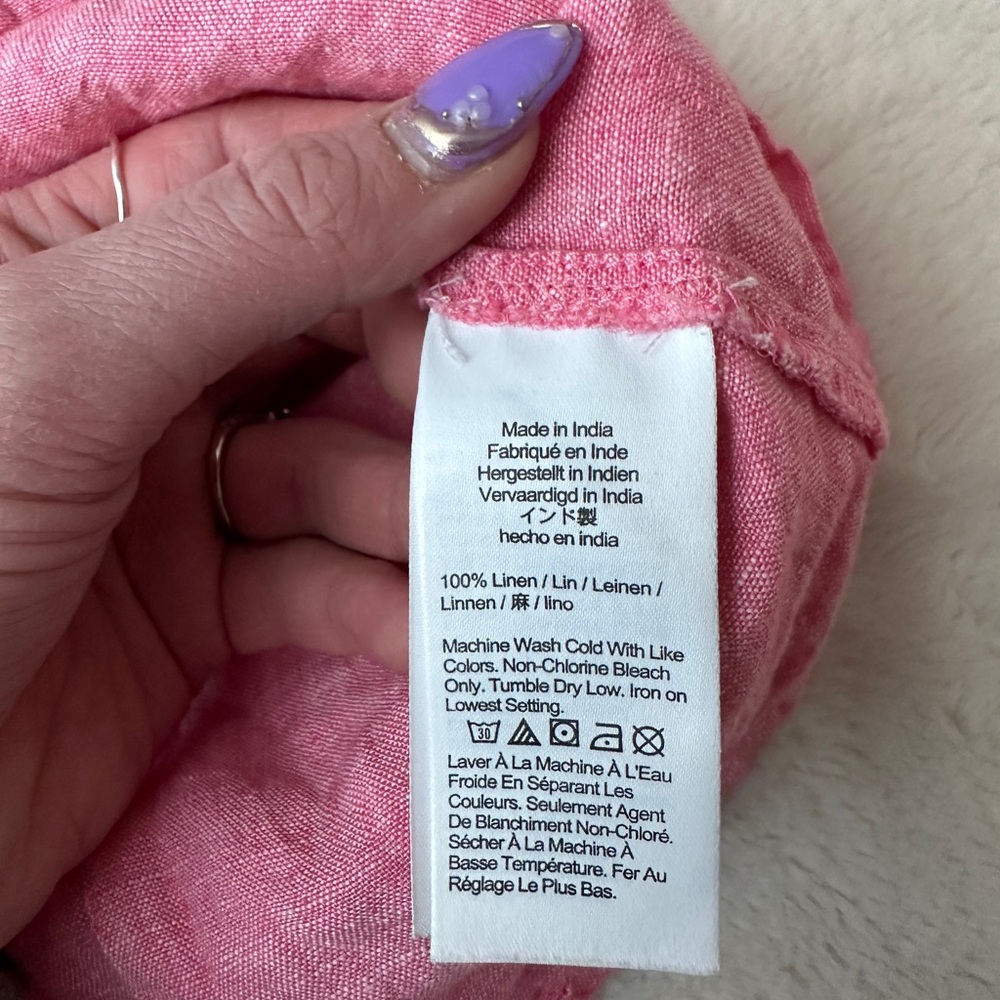 J. Crew v back linen top - Picture 5 of 5